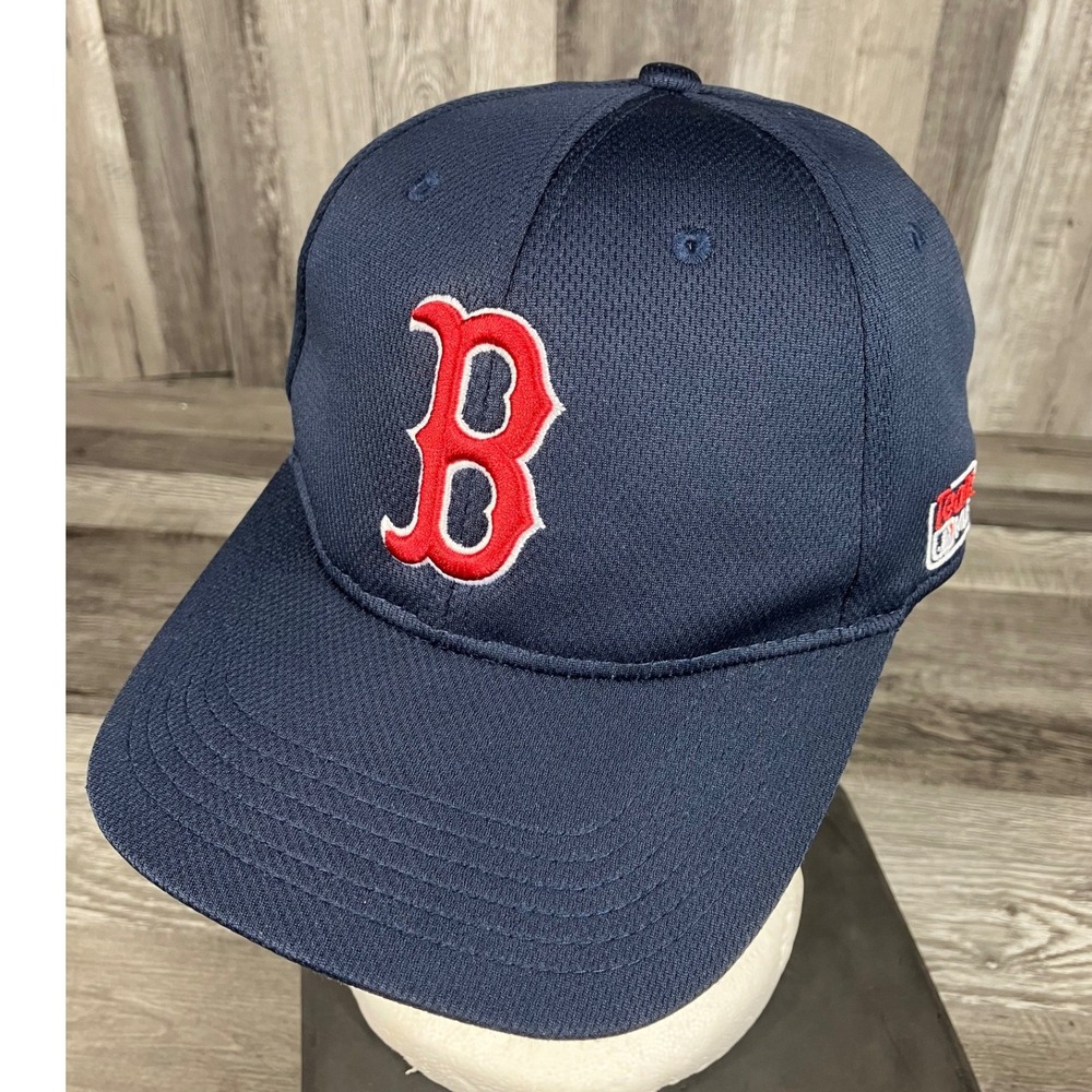 Boston Red Sox MLB Baseball Cap OC Sports Navy Blue Adjustable Mesh Hat OSFM
